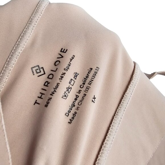 Thirdlove Womens Wireless, Unpadded Bralette, Pink, Size 1X - Picture 3 of 7